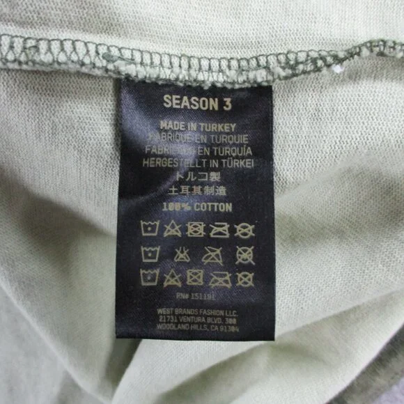 YEEZY Season 3 Camo Shirt Adult XL Green Long Sleeve Oversized Zipper Pocket NWT - Picture 6 of 11